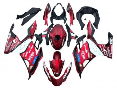 Cheap 2018-2024 Kawasaki Ninja 400 Motorcycle Fairings - Red Blue White Trick Star Bridgestone Canada