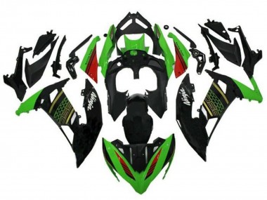 Cheap 2017-2019 Kawasaki Ninja 650 EX650 Motorcycle Fairings - Green Black Red Gold Honeycomb Canada