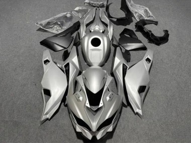 Cheap 2019-2025 Kawasaki ZX25R ZX-25R Motorcycle Fairings - Glossy Silver Matte Black Canada