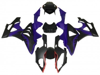 Cheap 2009-2014 BMW S1000RR Motorcycle Fairings - Purple Red Matte Black Canada