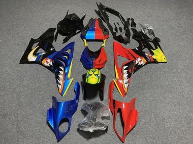Cheap 2009-2014 BMW S1000RR Motorcycle Fairings - Blue Red Yellow Black Shark Canada
