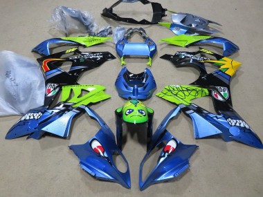 Cheap 2009-2014 BMW S1000RR Motorcycle Fairings - Blue Green Black Shark Canada