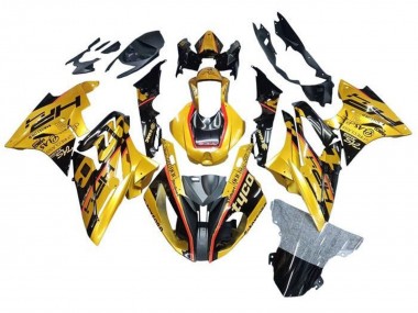 Cheap 2015-2016 BMW S1000RR Motorcycle Fairings - Gold Black Tyco Canada