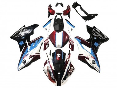 Cheap 2017-2018 BMW S1000RR Motorcycle Fairing - White Blue Red Glossy Black Canada