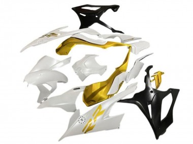 Cheap 2019-2022 BMW S1000RR Motorcycle Fairings - White Gold Matte Black Canada