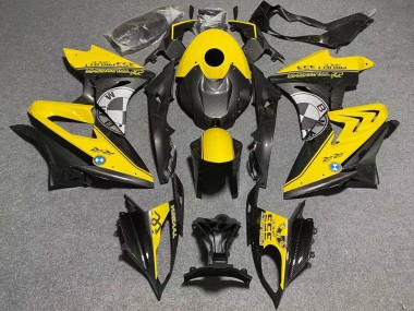 Cheap 2019-2022 BMW S1000RR Motorcycle Fairings - Yellow Faux Carbon Fiber Canada