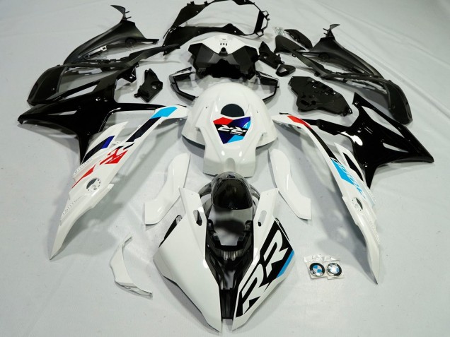 2023-2024 BMW S1000RR Motorcycle Fairings - White Light Blue Red Glossy Black Canada