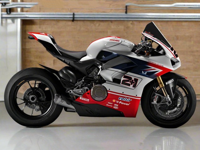 2018-2019 Ducati Panigale V4 V4S Motorcycle Fairings - Silver Red Black Canada