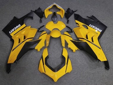 Cheap 2020-2021 Ducati Panigale V4 V4S Motorcycle Fairings - Yellow White Matte Black Canada