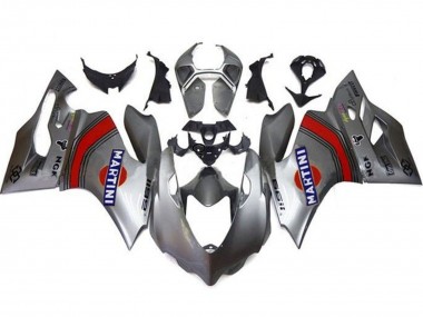 Cheap 2011-2014 Ducati Panigale 1199 Motorcycle Fairings - Silver Red Blue Martini Canada