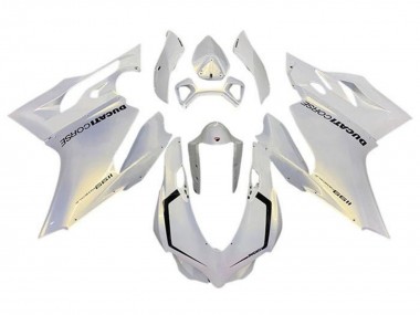 Cheap 2011-2014 Ducati Panigale 1199 Motorcycle Fairings - Pearl White Corse Canada