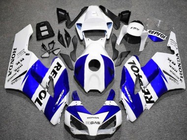 Cheap 2004-2005 Honda CBR1000RR Motorcycle Fairings - White Blue Black Repsol Canada