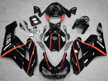 Cheap 2004-2005 Honda CBR1000RR Motorcycle Fairings - Glossy Black Red Stripe Canada