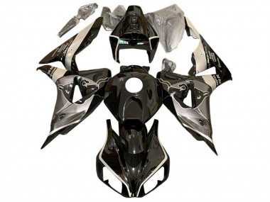 Cheap 2006-2007 Honda CBR1000RR Motorcycle Fairings - Grey Glossy Black Bull Canada