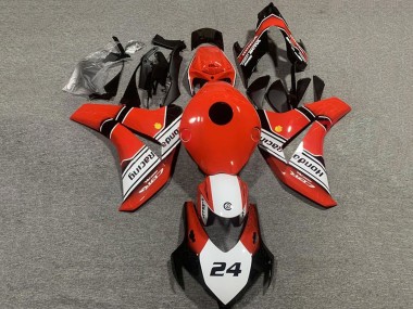 Cheap 2008-2011 Honda CBR1000RR Motorcycle Fairings - Red White Glossy Black 24 Canada