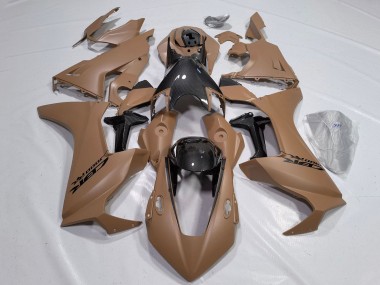 Cheap 2017-2024 Honda CBR1000RR Motorcycle Fairings - Brown Black Faux Carbon Fiber Canada