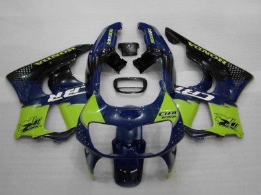 Cheap 1994-1995 Honda CBR900RR 893 Motorcycle Fairings - Blue Green Glossy Black Canada
