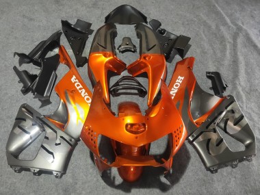 Cheap 1998-1999 Honda CBR900RR 919 Motorcycle Fairings - Silver Orange Chrome Canada