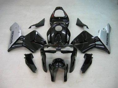 Cheap 2005-2006 Honda CBR600RR Motorcycle Fairings - Black Silver Canada