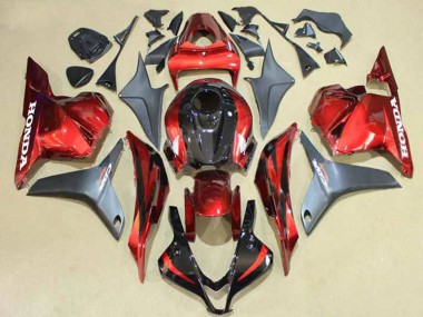 Cheap 2009-2012 Honda CBR600RR Motorcycle Fairings - Silver Red Glossy Black Canada