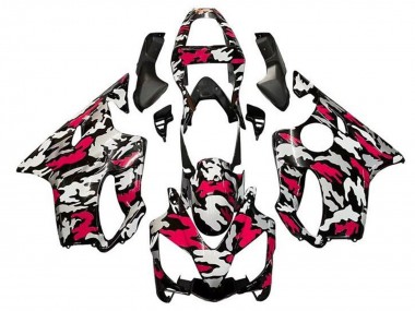 Cheap 2001-2003 Honda CBR600 F4i Motorcycle Fairings - Black Red Grey Camouflage Canada