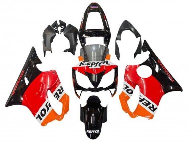 Cheap 2001-2003 Honda CBR600 F4i Motorcycle Fairing - Orange White Red Glossy Black Repsol Canada