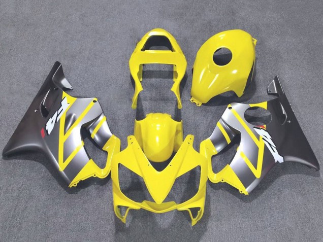 2001-2003 Honda CBR600 F4i Motorcycle Fairings - Yellow Silver Canada