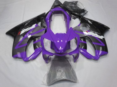 Cheap 2004-2007 Honda CBR600 F4i Motorcycle Fairings - Purple Grey Glossy Black Canada