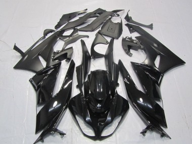 Cheap 2007-2008 Kawasaki ZX6R Motorcycle Fairings - Glossy Black Matte Black Canada