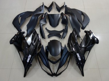 Cheap 2007-2008 Kawasaki ZX6R Motorcycle Fairings - Matte Black Glossy Black White Canada