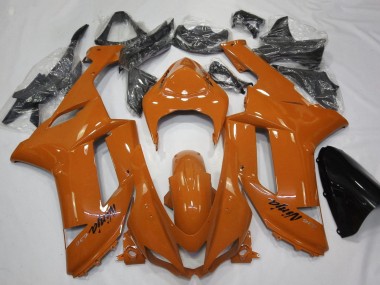Cheap 2007-2008 Kawasaki ZX6R Motorcycle Fairing - Orange Black Canada