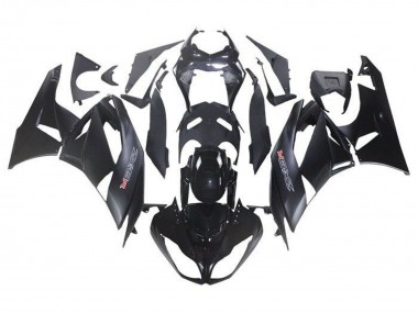 Cheap 2009-2012 Kawasaki ZX6R Motorcycle Fairing Kits - Glossy Black Matte Black Canada