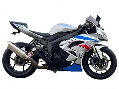 Cheap 2009-2012 Kawasaki ZX6R Motorcycle Fairings - White Blue Red Black Canada