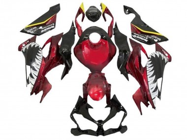 Cheap 2019-2022 Kawasaki ZX6R Motorcycle Fairings - Candy Red Yellow White Shark Canada