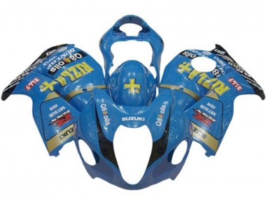 Cheap 1996-2007 Suzuki GSXR 1300 Hayabusa Motorcycle Fairings - Blue Gold Black Rizla Canada