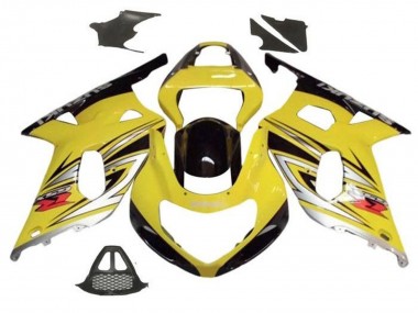 Cheap 2000-2002 Suzuki GSXR1000 Motorcycle Fairings - Yellow Silver Glossy Black Canada