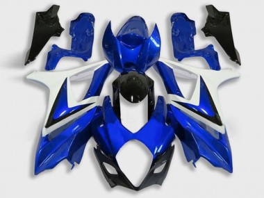 Cheap 2005-2006 Suzuki GSXR 1000 Motorcycle Fairing - White Blue Black Canada