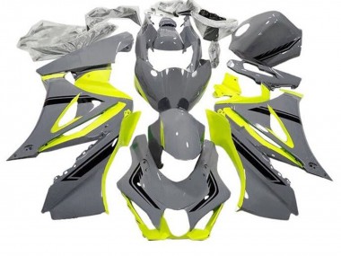 Cheap 2017-2024 Suzuki GSXR1000 Motorcycle Fairings - Grey Yellow Black Canada