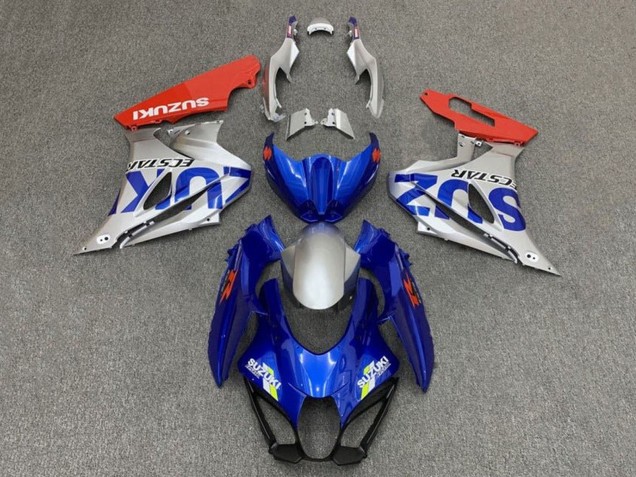 2017-2024 Suzuki GSXR1000 Motorcycle Fairings - Blue Silver Red Canada