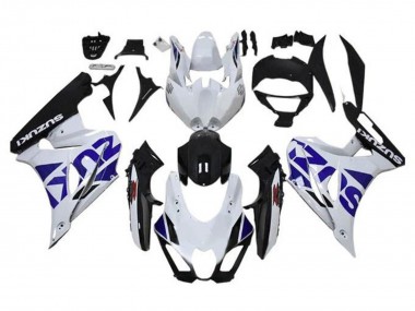 Cheap 2017-2024 Suzuki GSXR1000 Motorcycle Fairing - White Blue Black Canada