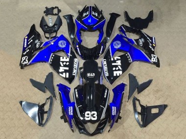 Cheap 2009-2016 Suzuki GSXR 1000 Motorcycle Fairings - Black Blue White 93 Canada