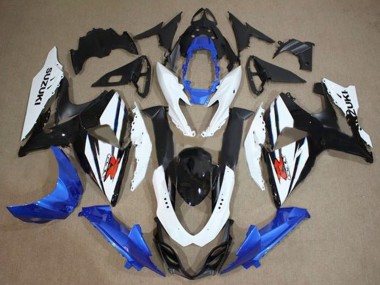 Cheap 2009-2016 Suzuki GSXR 1000 Motorcycle Fairings Kit - White Blue Black Canada