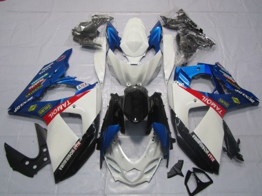 Cheap 2009-2016 Suzuki GSXR 1000 Motorcycle Fairings - White Blue Red Black TaMobil Canada