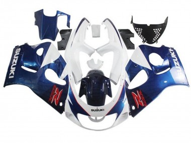 Cheap 1996-2000 Suzuki GSXR 600 / GSXR 750 Motorcycle Fairings - White Blue Red Canada
