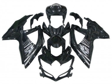 Cheap 2008-2010 Suzuki GSXR 600 / GSXR 750 Motorcycle Fairings - Glossy Black Grey Canada