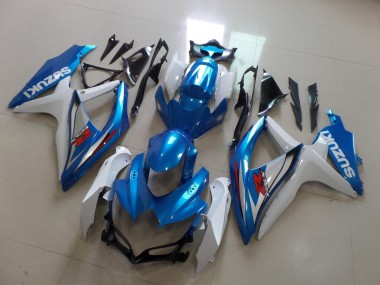 Cheap 2008-2010 Suzuki GSXR 600 / GSXR 750 Motorcycle Fairing - White Light Blue Red Canada