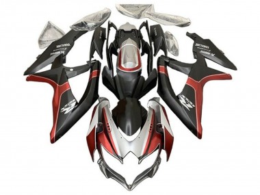 Cheap 2008-2010 Suzuki GSXR 600 / GSXR 750 Motorcycle Fairings - Silver Red Matte Black Canada