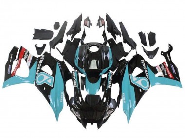 Cheap 2021-2024 Yamaha YZF R7 Motorcycle Fairings - Black Blue Petronas Canada