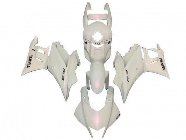 2022-2024 Yamaha YZF R3/R25 Motorcycle Fairings - Pearl White Canada