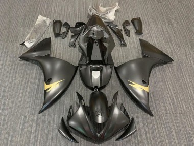 Cheap 2012-2014 Yamaha YZF 1000 R1 Motorcycle Fairings - Matte Black Gold Canada